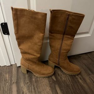 Knee brown boots - Target